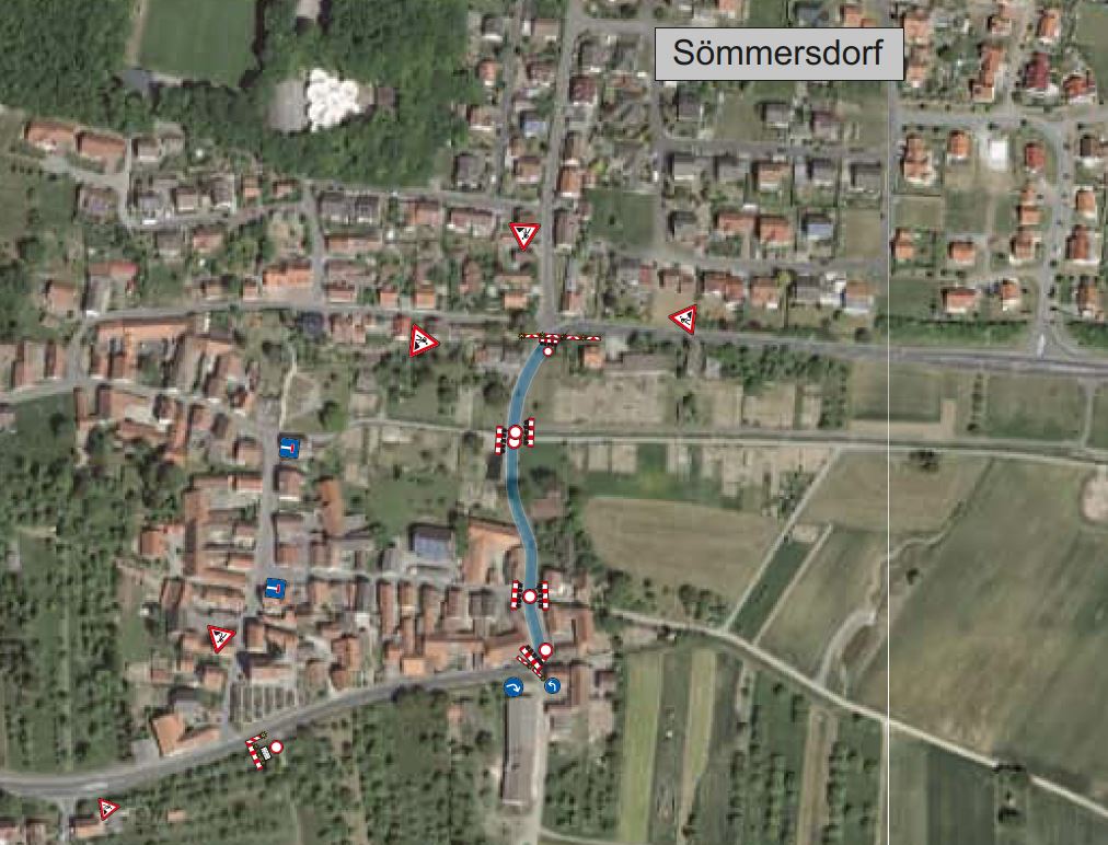 Die Übersicht zeigt blau hervorgehoben den 2. Bauabschnitt Die Übersicht zeigt blau hervorgehoben den 2. Bauabschnitt